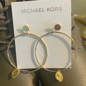 NWT hoop MK Earrings